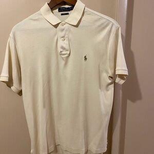 Polo by Ralph Lauren Men's Off-White Polo Shirt